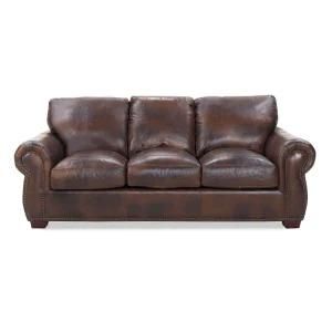 Modern Sofa with Top-Grain Leather Sofa
