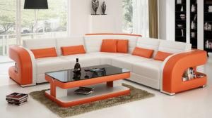 L Shape Living Room Leather Sofa