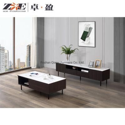 2022 Living Room Furniture MDF Marble Top TV Cabinet TV Stands with Drawer