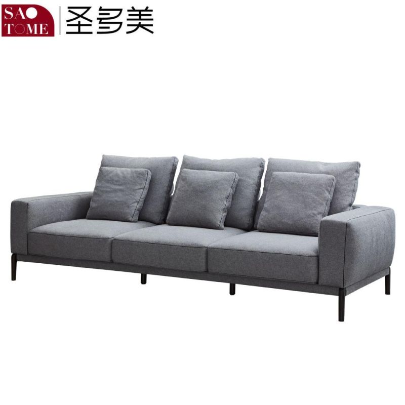 Sponge with Armrest Carton Packed Restaurant Furniture Living Room Sofa Set