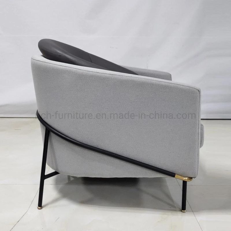 Italian Design Modern Living Room Single Velvet Armchair Office Accent Chair