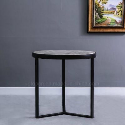 Marble Round Metal Leg Table for Hotel Coffee (SP-GT316)