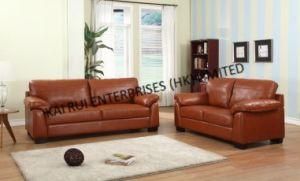 Brown PVC Modern Sofa