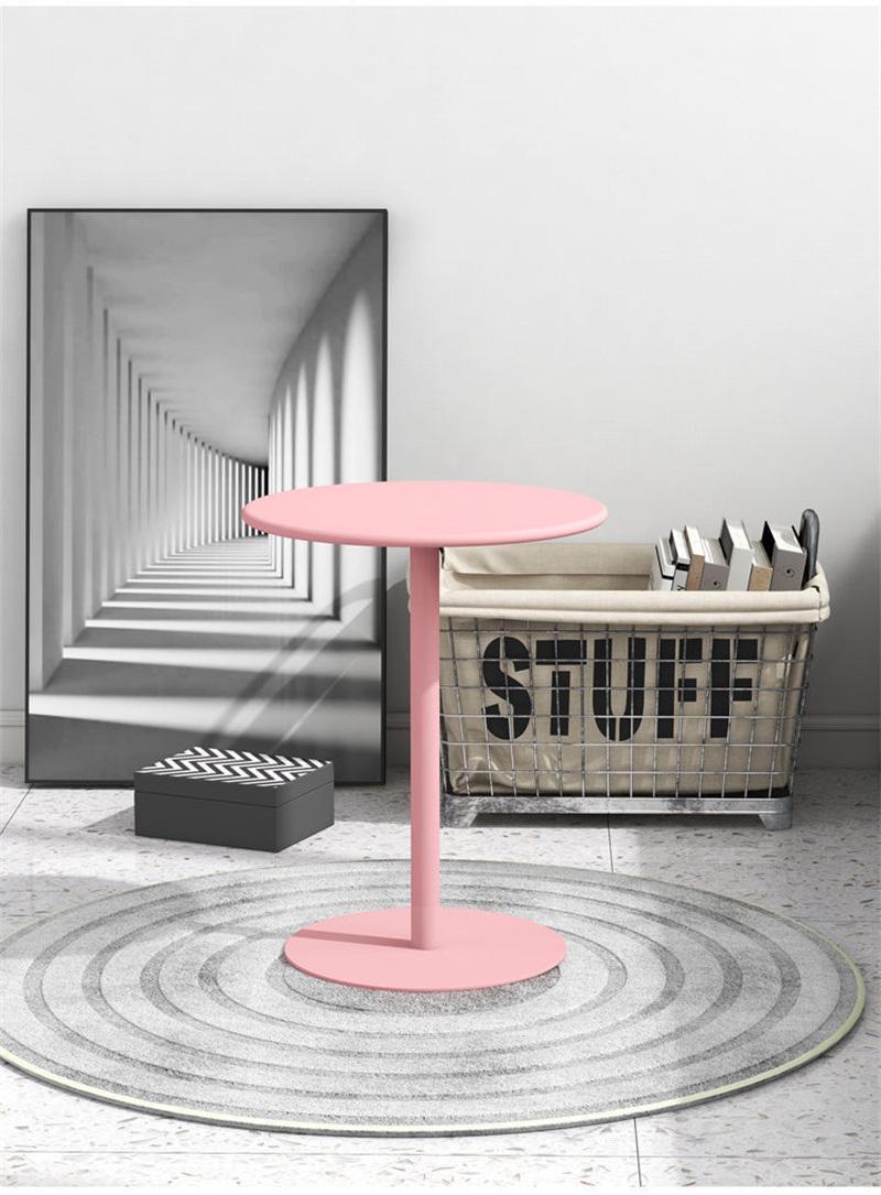Hot Selling Round Coffee Table Waterproof Small Metal Sofa Table