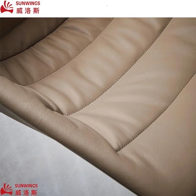 Light and Luxury Solid Wood Fabric All - Covered Dining Chair for Hotel