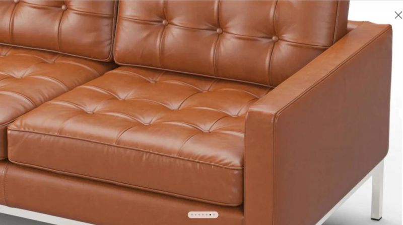 Vintage Leather Sofa 3 Seater 6112-3#