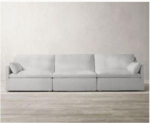 Modern Europe Style Living Room L Shaped Corner Modular Fabric Sofas Set