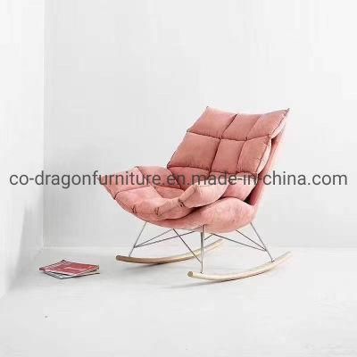 Instagram Hot Selling Leisure Living Room Fabric Metal Sofa Chair