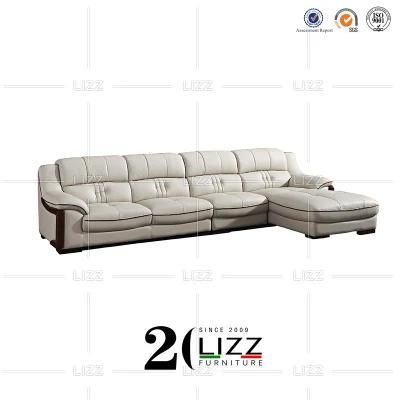 High End Quality Home Hotel Furniture Living Room Modern Leisure Genuine Leather Sofa