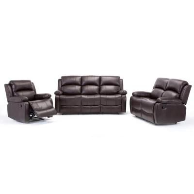 Modern Sectional Sofa Leather Recliner Chair Loveseat Couches Home Living Room Furniture Set 3+2+1