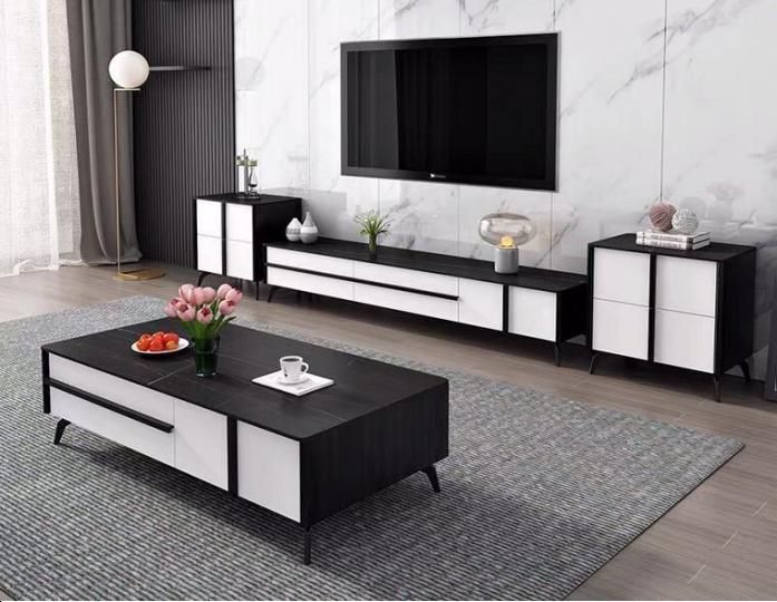 Home Modern Living Room Furniture Corner Wood Coffee Table