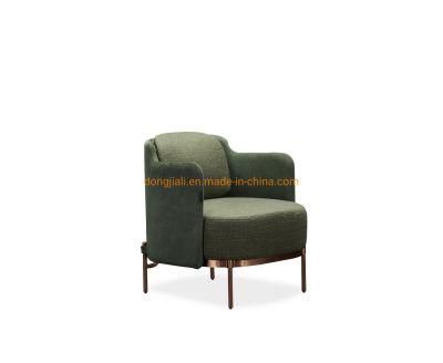 Living Room Chairs with British Standard Shaping Cotton and Stainless Steel Feet