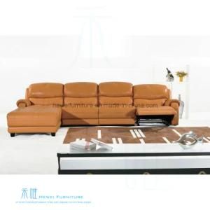 Modern Living Room L-Shape Recliner Sofa for Home (HW-8196S)