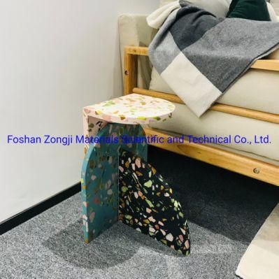 Modern Style Custom Living Room Furniture Bedside Terrazzo Coffee Side Table for Bed Room