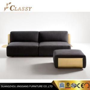 Home Livingroom Furniture Metal Sheet New Design Fabric Sofa Set