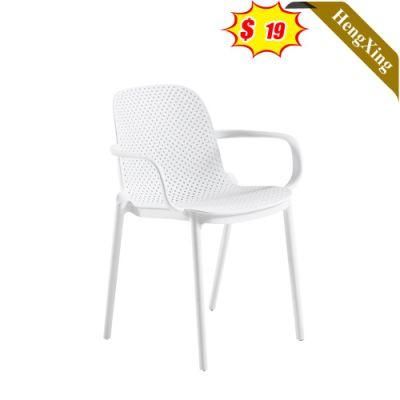 Wholesale Price Outdoor Furniture Plastic Resin Stackable Wedding Cross Back Dinning Chair