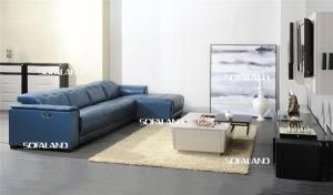 Chaise Italia Leather Sofa (420)