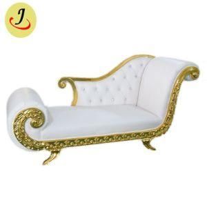 Hot Sale Romantic Royal Luxury Chaise Longue Sofa Queen Chaise Sofa