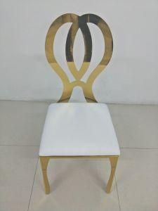 Factory Direct Sales and Hot Selling Wedding Banquet Stainless Steel Gold Chair