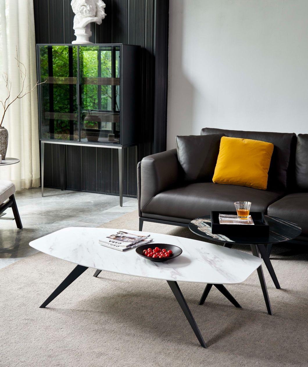 CT1200A Coffee Table Ceramic Top, Latest Design Coffee Table, Italian Design Living Room Set in Home and Hotel Furniture Custom-Made