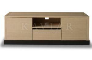 China Modern Living Room Furniture Wood Veneer TV Cabinet (SB116)