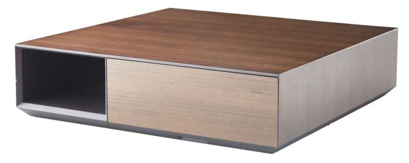 FC690 Coffee Table, Wooden Coffee Table, MDF with Eucalyptus Veneer, Latest Design Wooden Coffee Table, Living Room Set in Home and Commercial Custom
