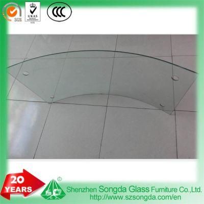 Wholesales Bent Glass with Severl Holes Easy Install on Wall/Furniture