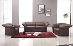 Modern Chesterfield Leather Sofa for Home Furniture (mm3A17)