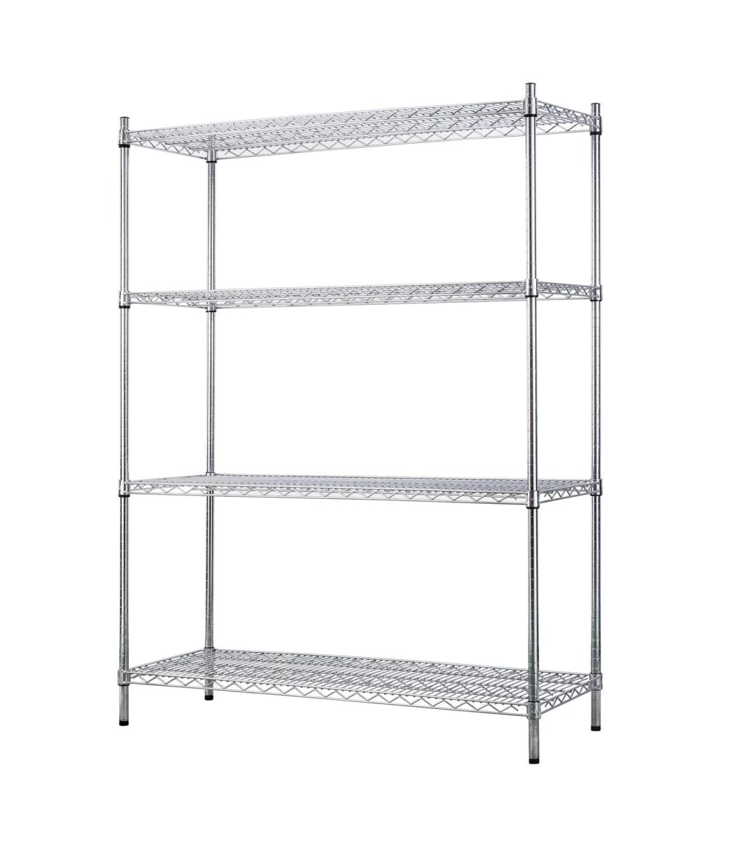 Steel Chrome Display Wire Shelving