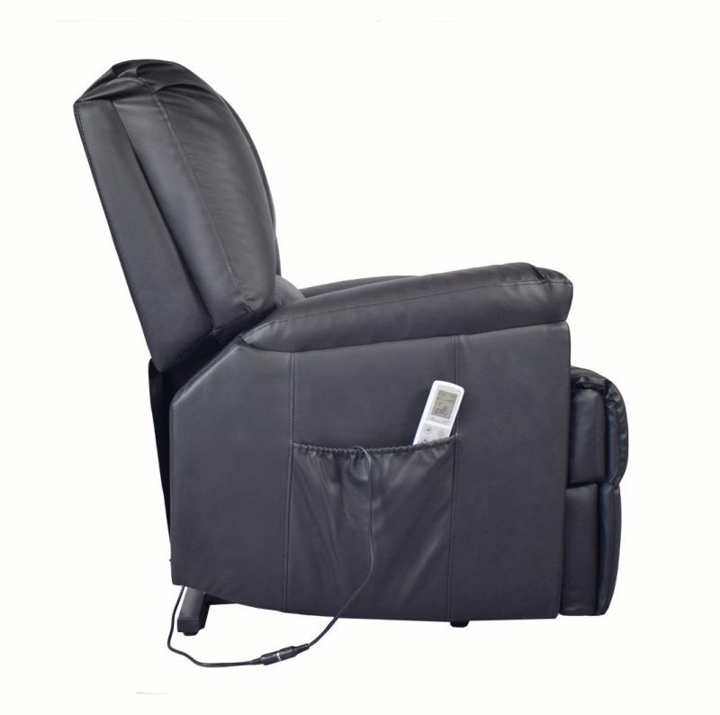 Jky Furniture Zero Gravity High Adjustable Leather Power Lift (Riser) Recliner Chair with Dual German Brand Okin Motor for The Elderly and Disabled