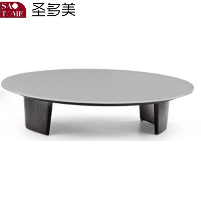 Modern Antique Living Room Furniture Rock Plate Special-Shaped Tea Table