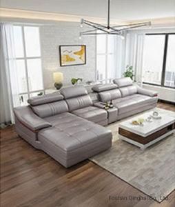 Real Leather Sofa Modern Furniture Corner Sofa