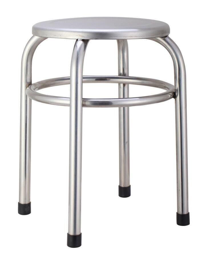 Heavybao Modern Design High Quality Stainless Steel Round Stool Chair