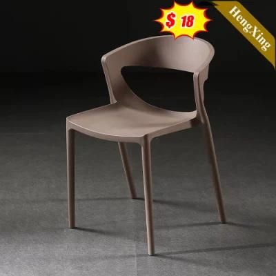 Modern Cheap New Style Stackable PP Cafe Ergonomics Bar Restaurant Plastic Dining Chair