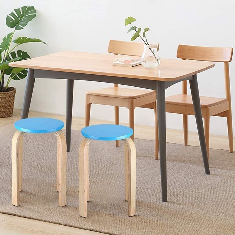 Modern Simple Indoor and Outdoor Universal Furniture Children Solid Wood Dining Chair