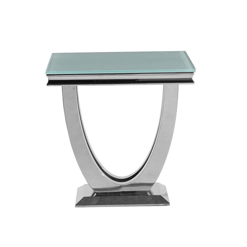 2021the Newcoffee Shop Marble Top Metal Stainless Steel Side End Table