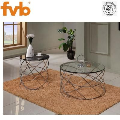 Good Quality Hot Selling Living Room Modern Glass Top Coffee Table Sets