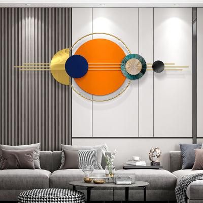 Light Luxury Hanging Mounted Bedroom Metal Handicraft Art Trendy Bright Multicolor Wall Decoration for Entrance Sofa Wall Decor