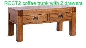 Solid Oak Coffee Table with Drawers/Coffee Table/Wooden Furniture
