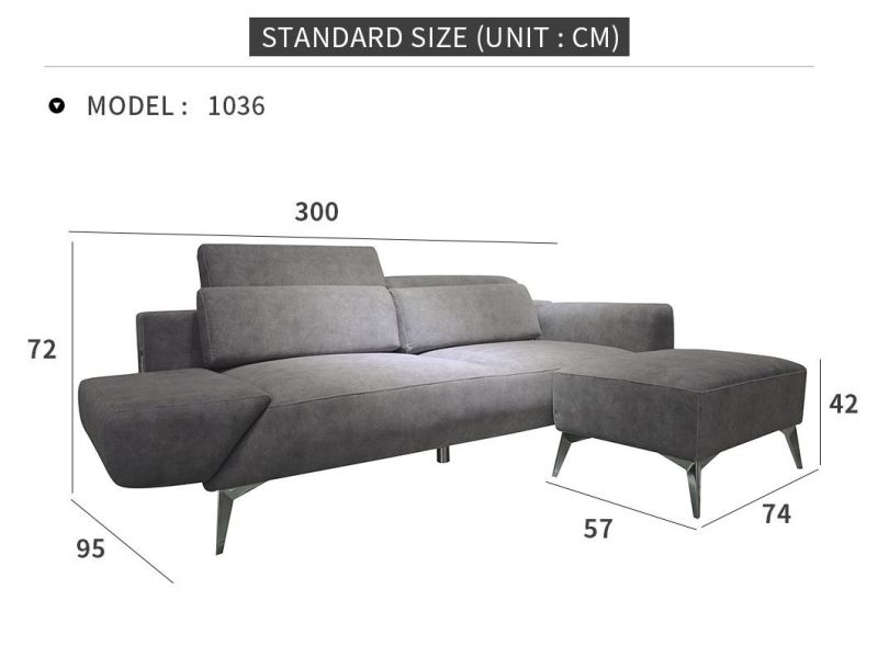 Hot Sale Modern Leisure Sofa Comfortable and Soft in Living Room