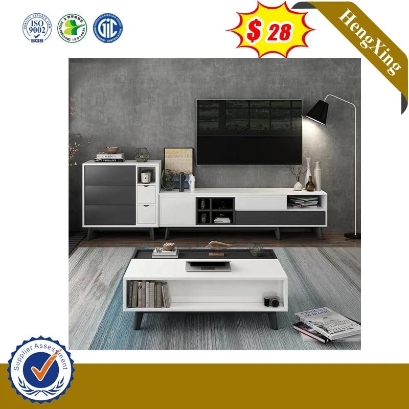 Universal High Quality Wood Furniture Glass TV Table (UL-MFC018)