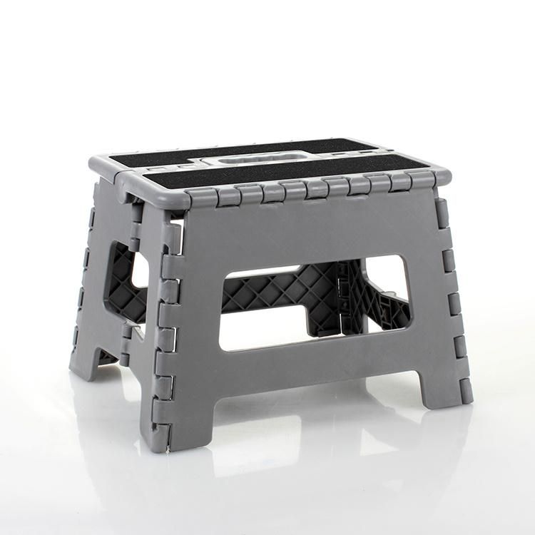 Frosted Black Treadable Portable Folding Stool