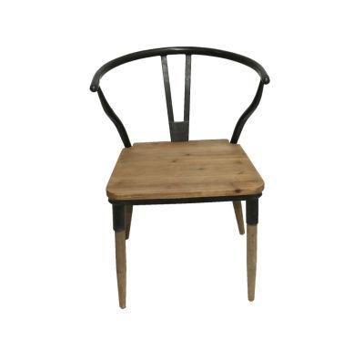 Comfortable Wood and Metal Living Room Chairs Made in China