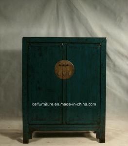 Chinese Asia Solid Wood Furniture Antique Glue Shoe Cabinet