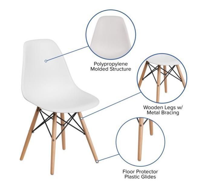 Foshan Furniture New Products Executive Office Ergonomic Reclining Single Plastic PP Chair