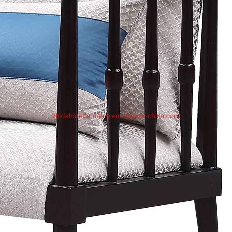 Modern Armrest Wooden Living Room Furniture Hotel Lobby Chair