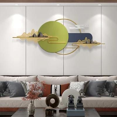 Light Luxury Metal Wall Decoration Sofa Background Wall Hanging Creative Restaurant Wall Decoration