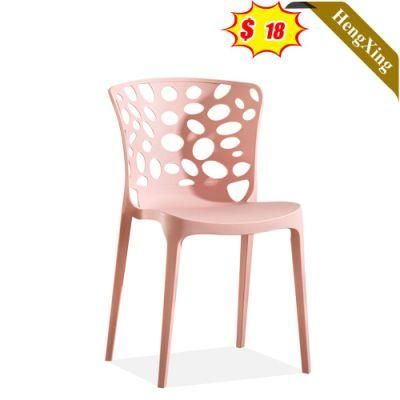 Wholesale Nordic Home Furniture Dining Plastic Backrest Leisure Office Hotel Chair