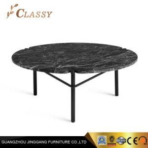 Home Living Room New Landed Stainless Metal Legs Marble Top Coffee Table