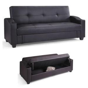 Hot Selling Folding Sofa Bed with Storage (WD-718)